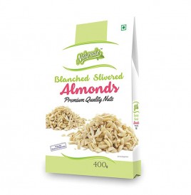 Natureale Blanched Silvered Almonds   Box  400 grams